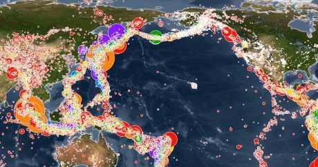 Карта всех землетрясений за последние 15 лет — Видео анимация