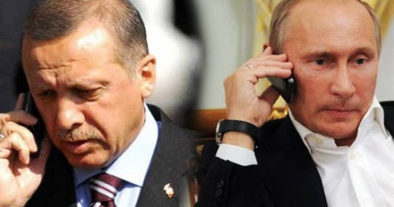 Эрдоган и Путин провели телефонный разговор