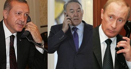 Состоялся трехсторонний телефонный разговор между Эрдоганом, Путиным и Назарбаевым