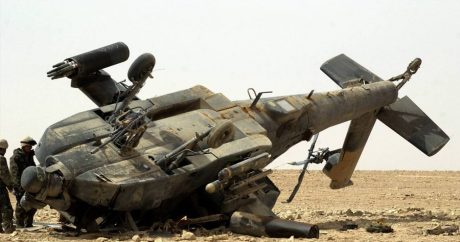 В Ираке разбился военный вертолет: 4 человека погибли