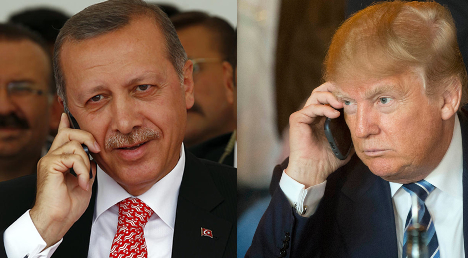 Эрдоган и Трамп говорили по телефону