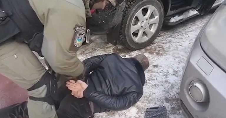 В центре Киева спецназ задержал грузинского вора в законе — ВИДЕО