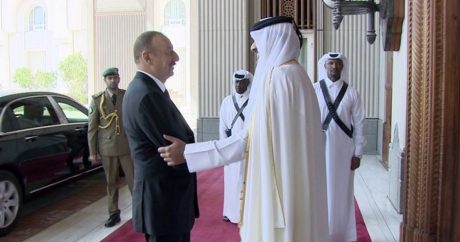 Президент Азербайджана встретился с эмиром Катара — ФОТО