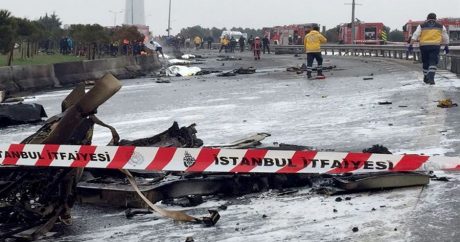 В Стамбуле разбился вертолет с россиянами на борту — ВИДЕО