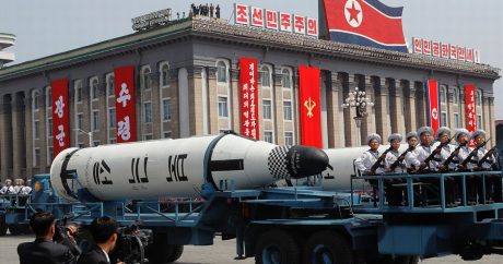 КНДР впервые демонстрировал новую баллистическую ракету — ВИДЕО