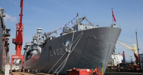 Новый десантный корабль отечественного производства поступил на вооружение ВМС Турции