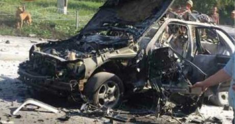 В Киеве взорвался автомобиль, погиб военнослужащий ВСУ — ВИДЕО