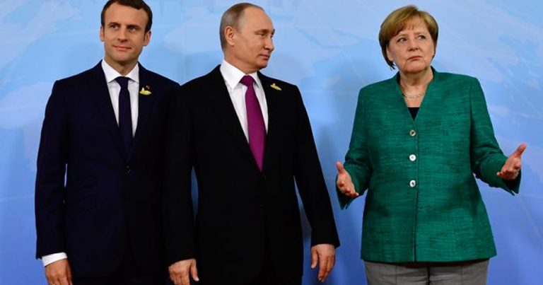 О чем договорились Путин, Меркель и Макрон?