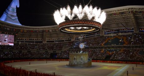 Церемония открытия V Азиатских игр в Ашхабаде
