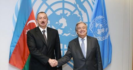 Ильхам Алиев встретился с генсеком ООН – ФОТО