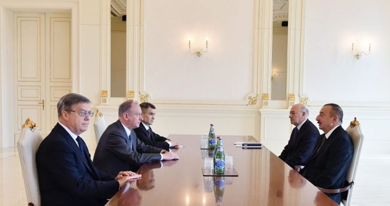 Ильхам Алиев принял секретаря Совета безопасности России