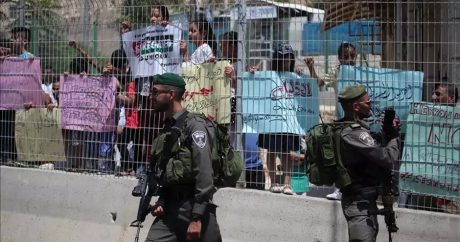 Палестинцы провели протест против планов Израиля по переселению