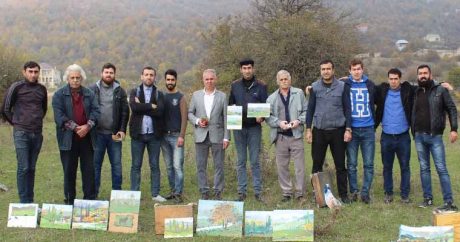 Художники перенесли на холсты красоту азербайджанской природы — ФОТОСЕССИЯ