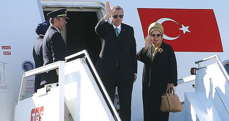 Президент Турции прибыл в Азербайджан — ВИДЕО