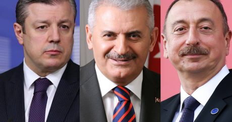 Премьер Турции поблагодарил Алиева и Квиркишвили