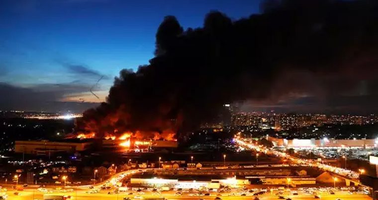 Пожар на рынке в Москве: эвакуированы 3 тыс. человек – ФОТО+ВИДЕО