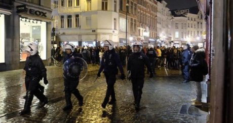 В Брюсселе произошли массовые столкновения с полицией