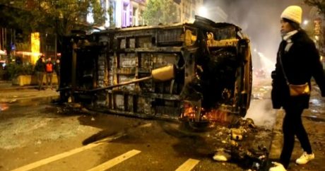 Фанаты-марокканцы устроили беспорядки в Брюсселе – ФОТО+ВИДЕО