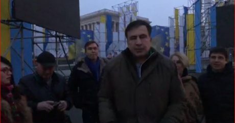 Саакашвили обратился к украинцам с Майдана
