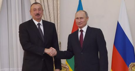 Путин поздравил Ильхама Алиева