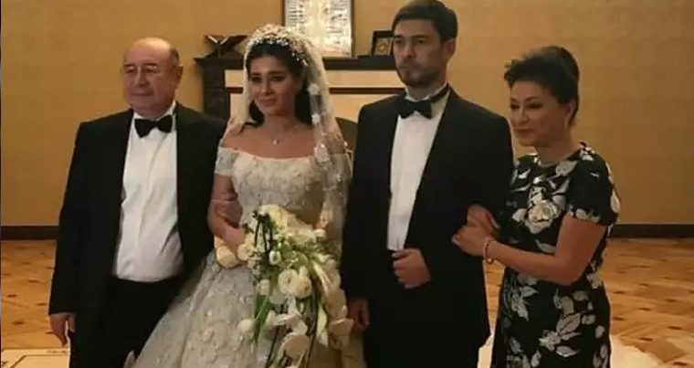 На свадьбе племянницы Алишера Усманова жених пнул платье невесты — ВИДЕО