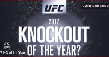 Лучшие нокауты в UFC в 2017 году