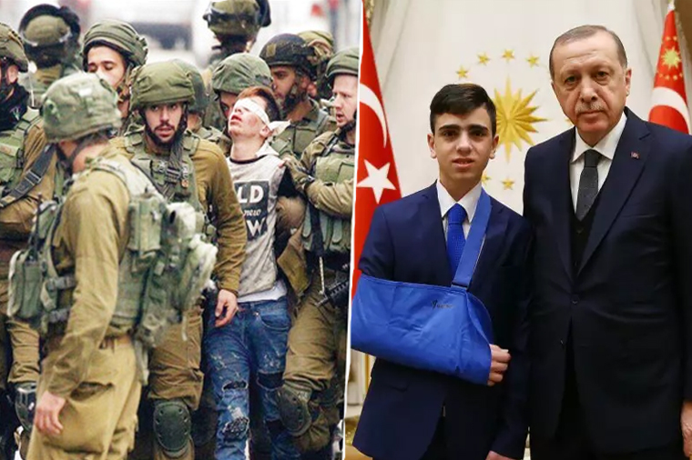 Эрдоган принял юного палестинца-борца за Иерусалим — ФОТО+ВИДЕО