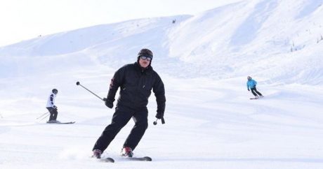 Ильхам Алиев покатался на лыжах – ФОТО+ВИДЕО