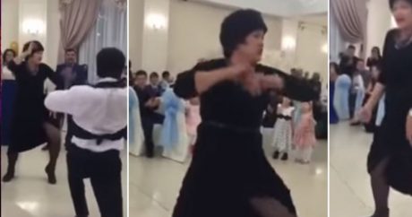Зажигательный танец на казахском тое стал хитом