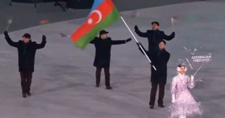 Азербайджанская делегация приняла участие на открытии Олимпийских игр