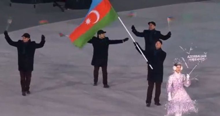 Азербайджанская делегация приняла участие на открытии Олимпийских игр – ВИДЕО