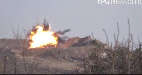 Террористы YPG уничтожили турецкий БТР в Африне — ВИДЕО