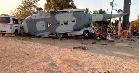 В Мексике разбился вертолет с главой МВД: 14 погибших — ФОТО