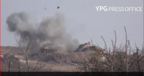 Террористы YPG уничтожили турецкий БТР в Африне