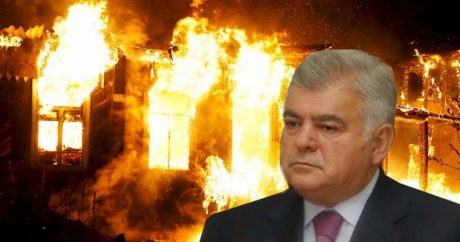 Сгорел дом бывшего министра транспорта Зии Мамедова