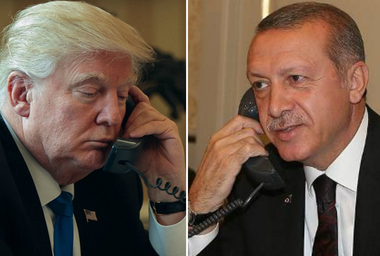 Трамп и Эрдоган обсудили по телефону Сирию и Ирак