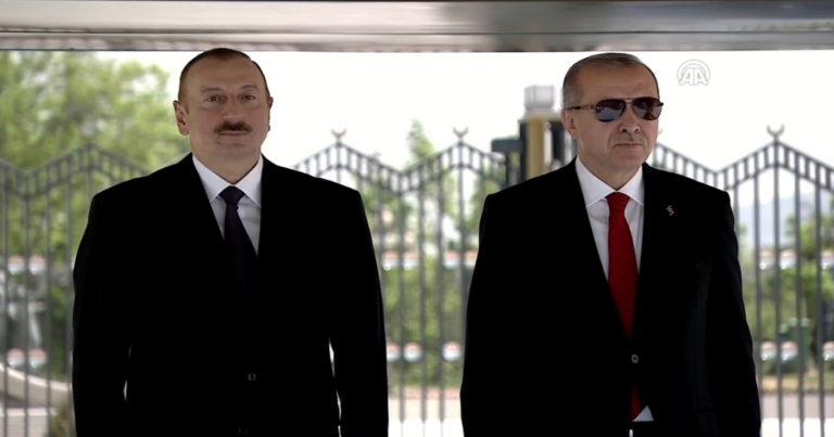 Церемония официальной встречи президента Азербайджана В Турции — ВИДЕО