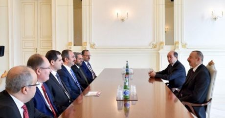 Президент Азербайджана принял министра юстиции Турции