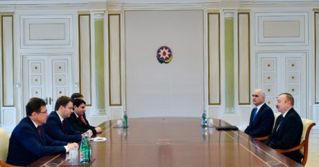 Президент Ильхам Алиев принял министра экономического развития России