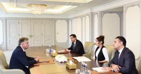 Состоялась встреча Мехрибан Алиевой с председателем сенатской группы дружбы Франция-Кавказ