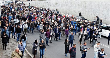 В центре Еревана протестующие вновь собираются на митинг