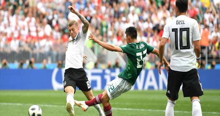 Германия проиграла в своем первом матче ЧМ-2018
