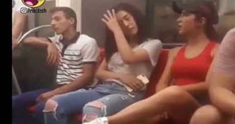 Девушку чуть не избили в бакинском метро из-за шортиков – ВИДЕО