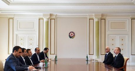 Президент Ильхам Алиев принял главу Аппарата президента Ирана