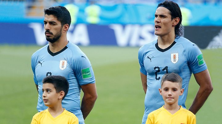 Суарес и Кавани в стартовом составе сборной Уругвая
