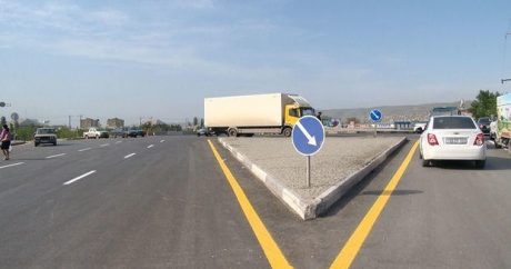 Ограничено движение в направлении Бакинский международный автовокзал — Хырдаланский круг