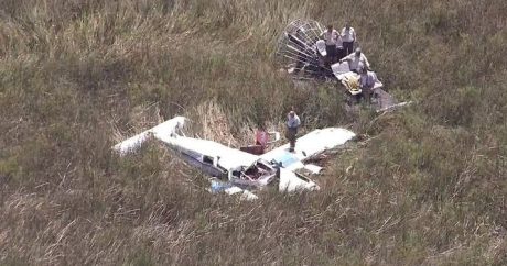 В воздухе столкнулись два самолета, есть погибшие