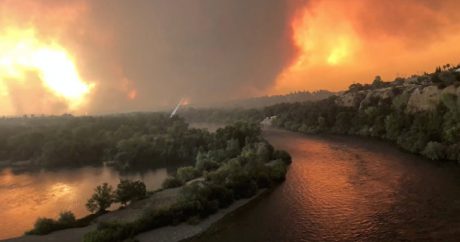 Лесной пожар в Калифорнии уничтожил 500 домов