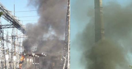 Зарегистрирован пожар на одном из резервных трансформаторов Мингячевирской ТЭС
