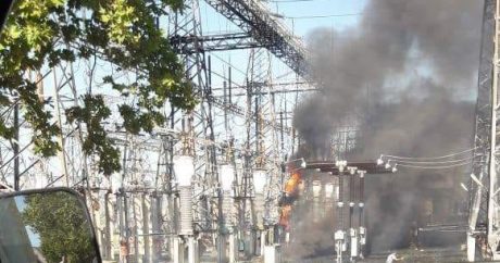 В Мингечевире горит ещё один энергетический блок